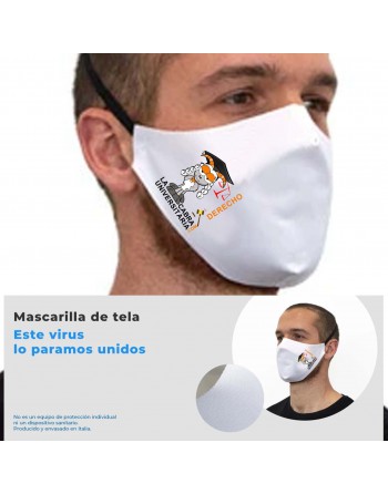 Derecho Mascarilla de Tela